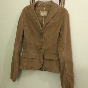 Tan corduroy blazer